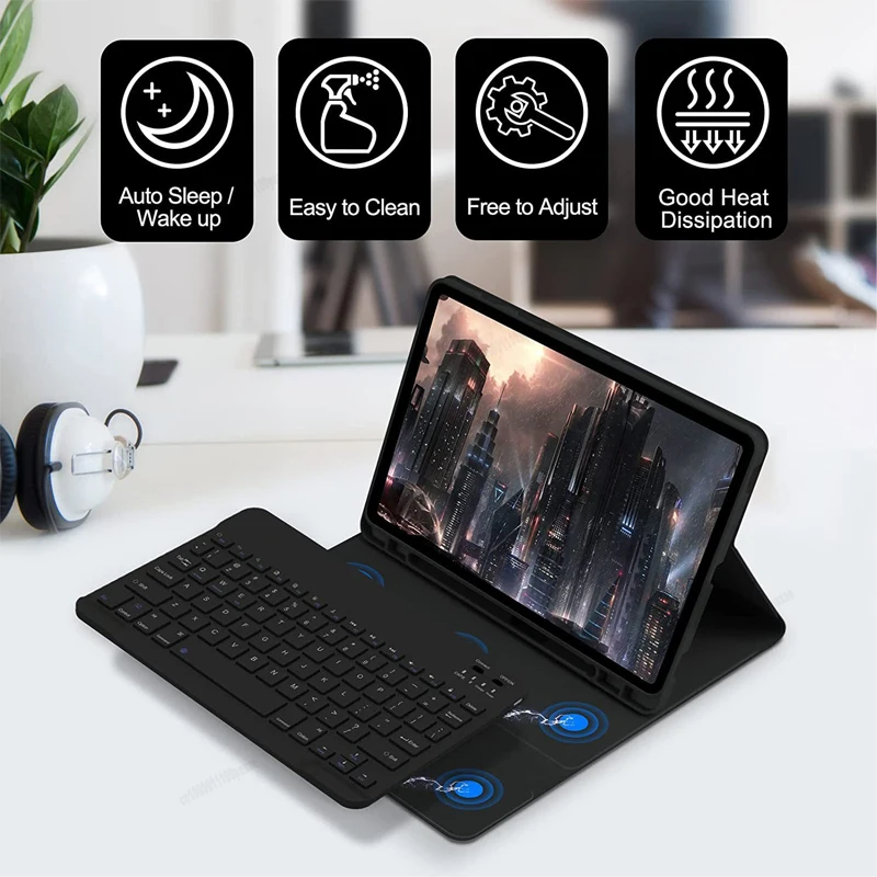 Keyboard Tablet Case for 2025  - مراجعة Samsung Tablet Keyboard Accessories وسعره