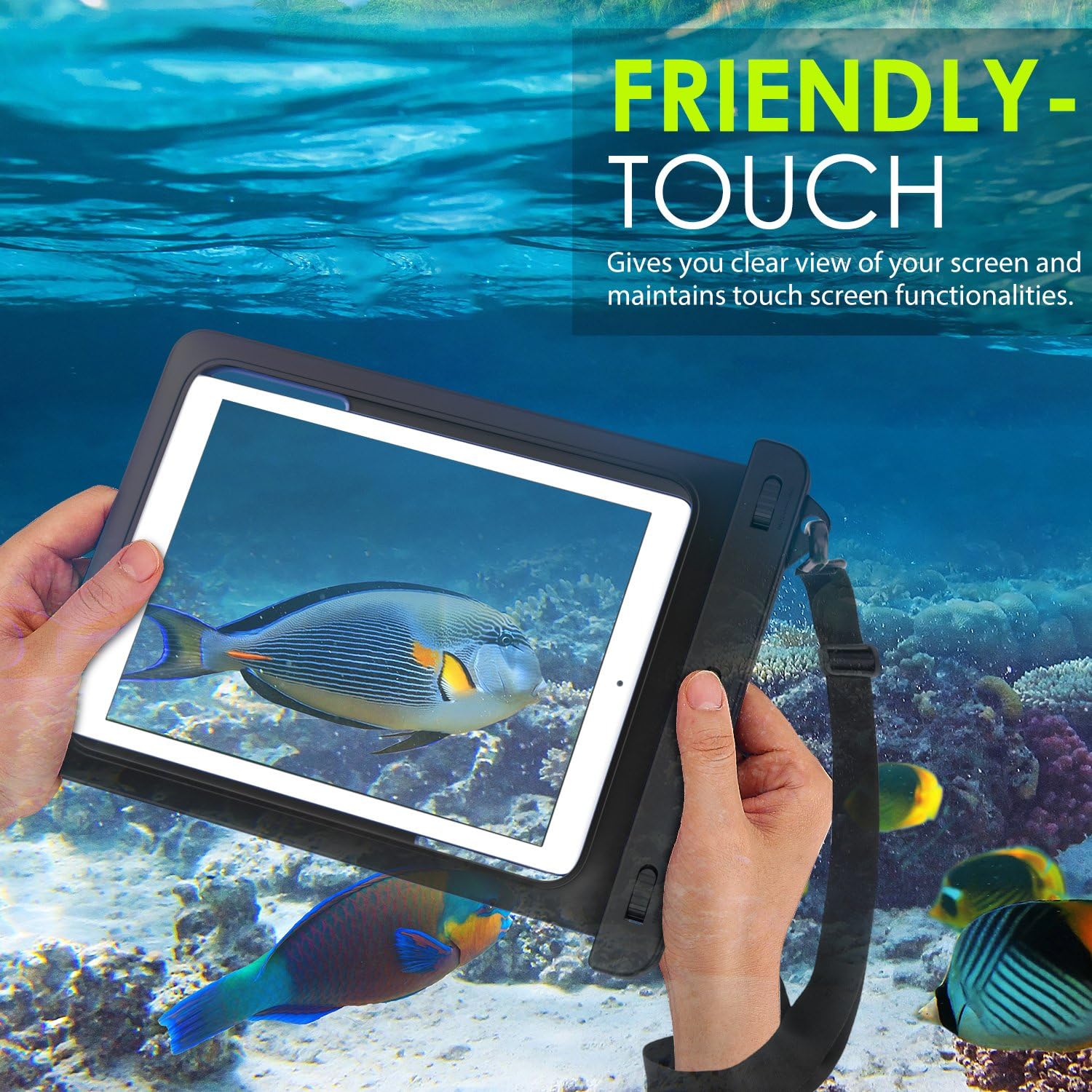 MoKo Waterproof Tablet Case Ta - مراجعة Tablet Accessories Samsung وسعره