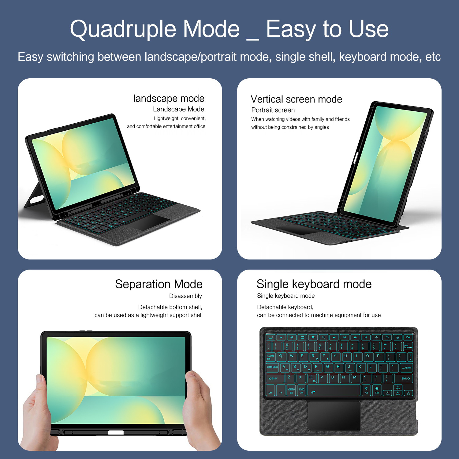 Magic Keyboard Case For Samsun - مراجعة Samsung Tablet Keyboard Accessories وسعره