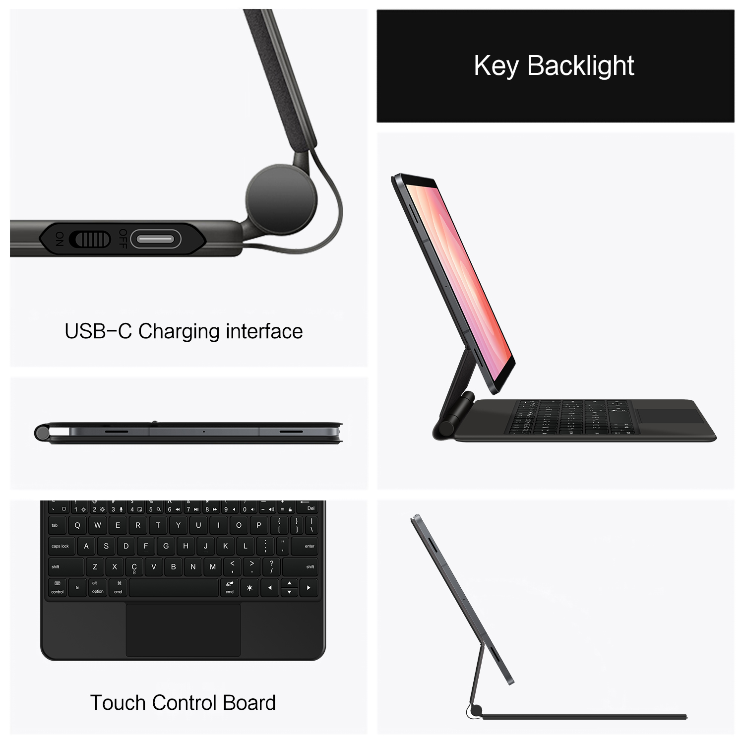 TouchPadMagic Keyboard Case Fo - مراجعة Samsung Tablet Keyboard Accessories وسعره