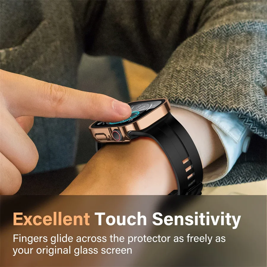 Glass+cover For Apple Watch ca - مراجعة Tablet Accessories For Girls وسعره