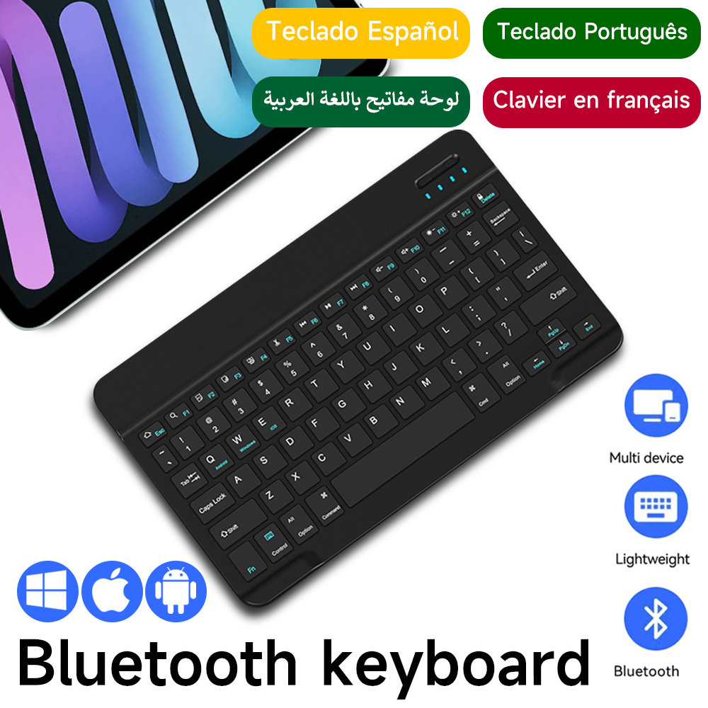 Bluetooth Keyboard for IOS And - مراجعة Tablet Accessories Samsung وسعره