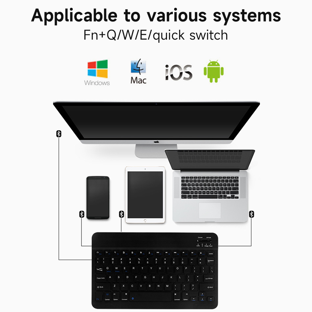Bluetooth Keyboard for IOS And - مراجعة Tablet Accessories Samsung وسعره
