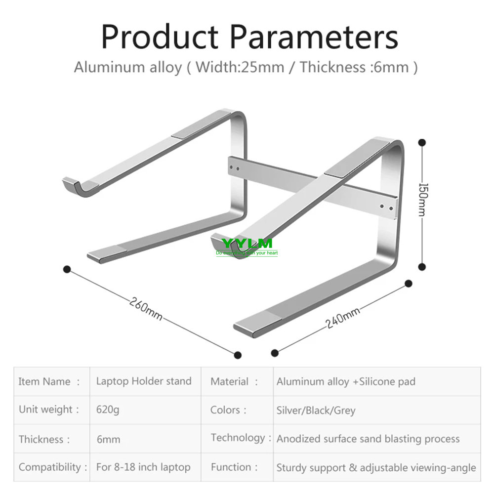 Aluminum Laptop Stand Notebook - مراجعة Xiaomi Tablet Accessories وسعره