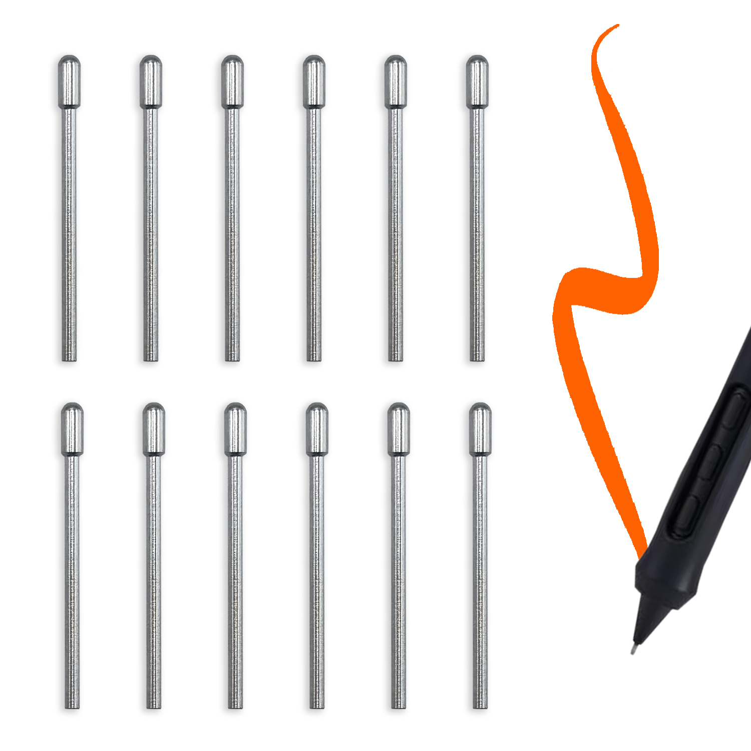 Metal Nibs Suitable for Wacom  - مراجعة Wacom Tablet Accessories وسعره