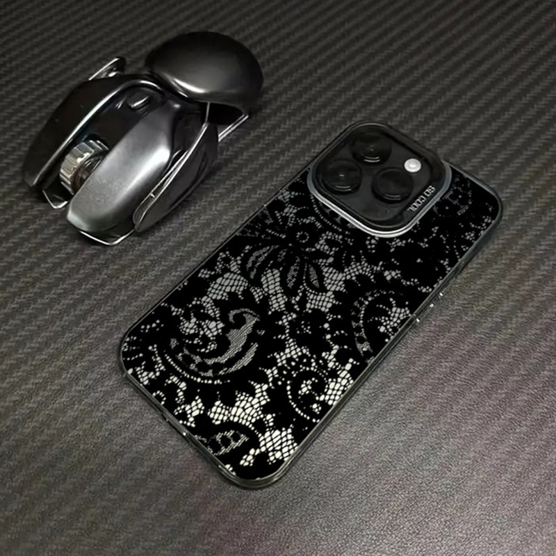 Black lace print New Hot Elect - مراجعة Tablet Accessories For Girls وسعره