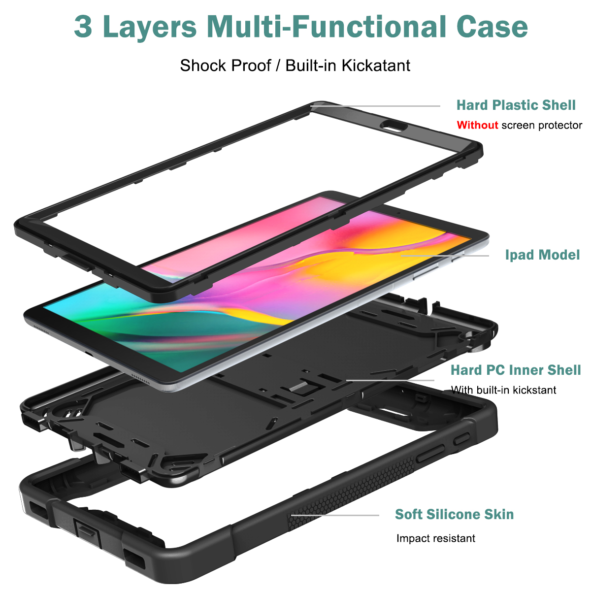 Heavy Duty Stand Case for Sams - مراجعة Tablet Accessories Samsung وسعره