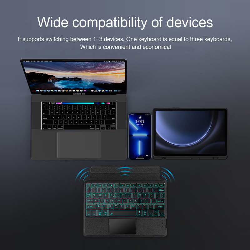 Magic Keyboard Case For Samsun - مراجعة Samsung Tablet Keyboard Accessories وسعره