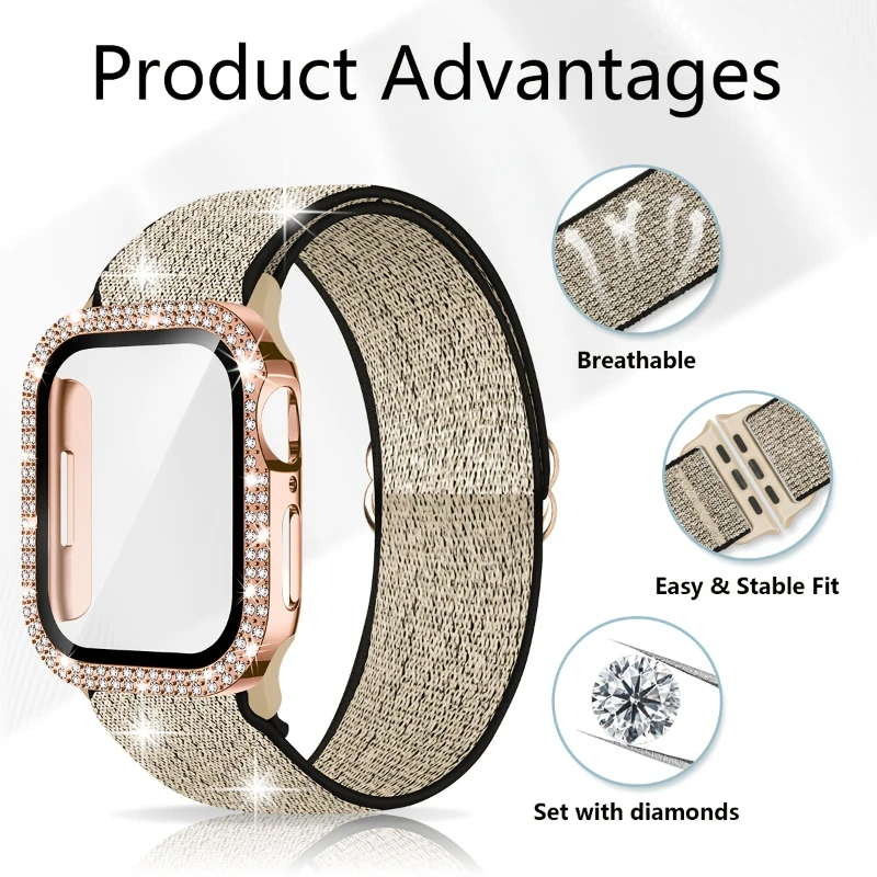 Band+Case for Apple Watch 45mm - مراجعة Tablet Accessories For Girls وسعره