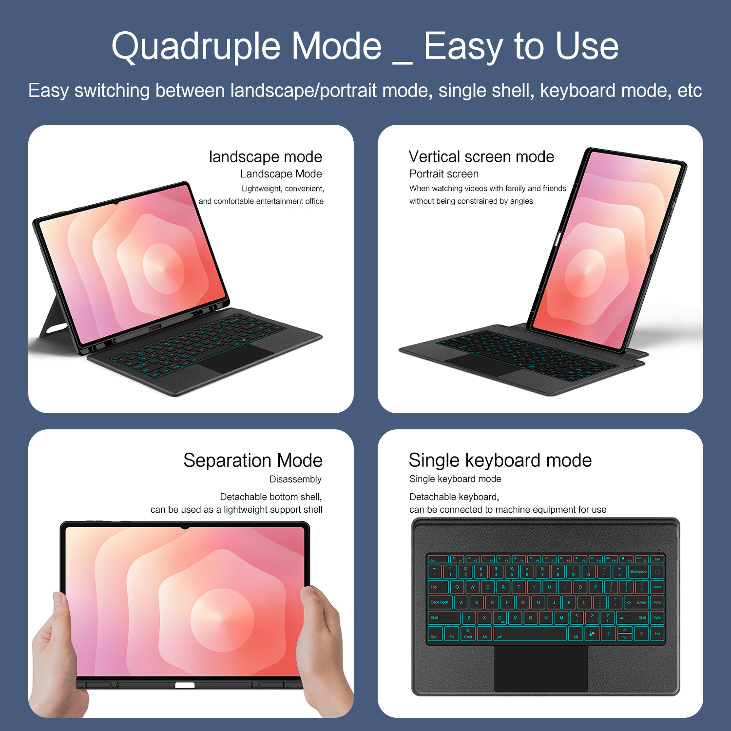 Backlight Magic Keyboard For S - مراجعة Tablet Accessories Samsung وسعره