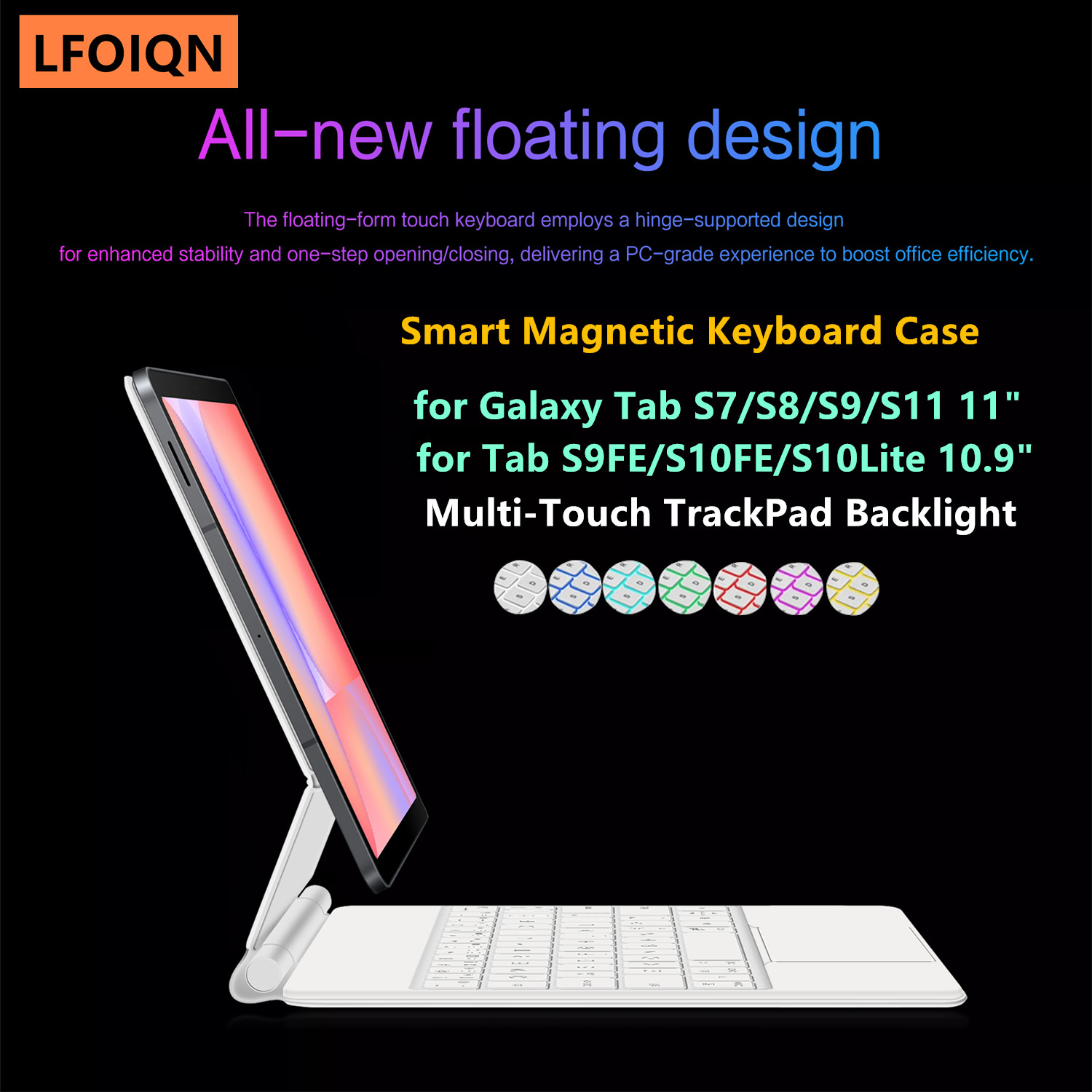 LFOIQN Magic Keyboard for Sams - مراجعة Tablet Accessories Samsung وسعره