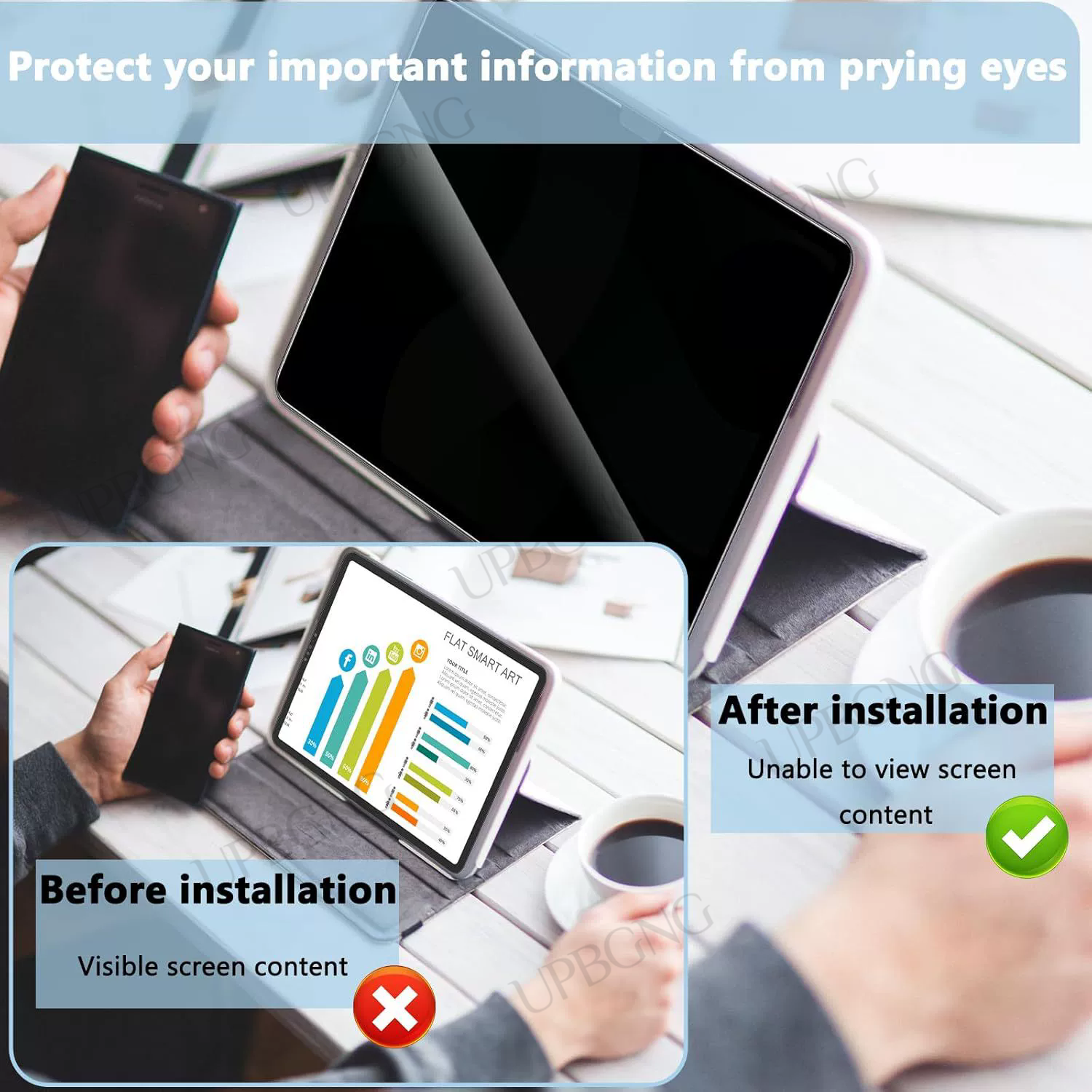 Anti Peeping Film for Xiaomi R - مراجعة Xiaomi Tablet Accessories وسعره