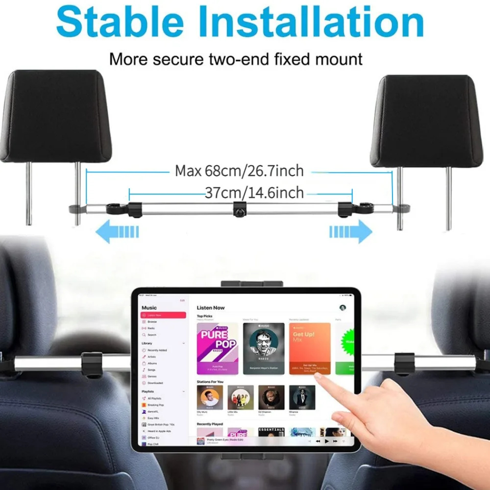 13'' Car Headrest Tablet Mount - مراجعة Xiaomi Tablet Accessories وسعره