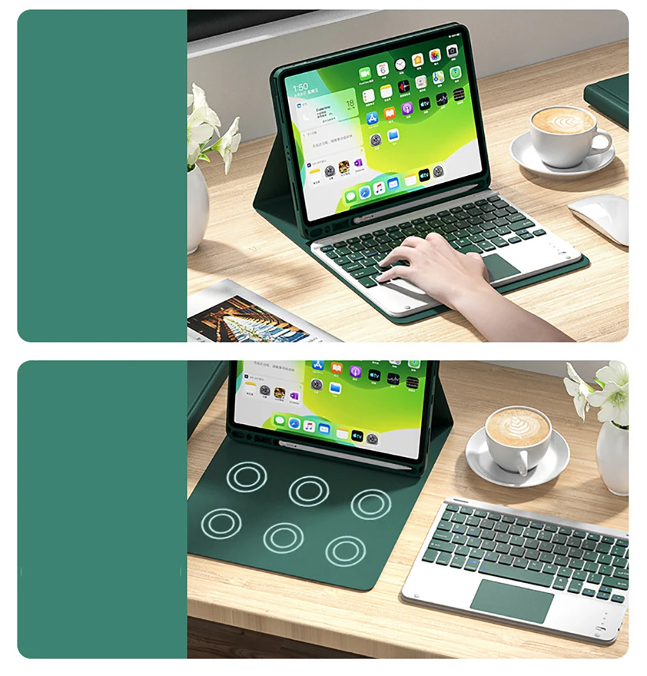 Case for Samsung Galaxy Tab A8 - مراجعة Samsung Tablet Keyboard Accessories وسعره
