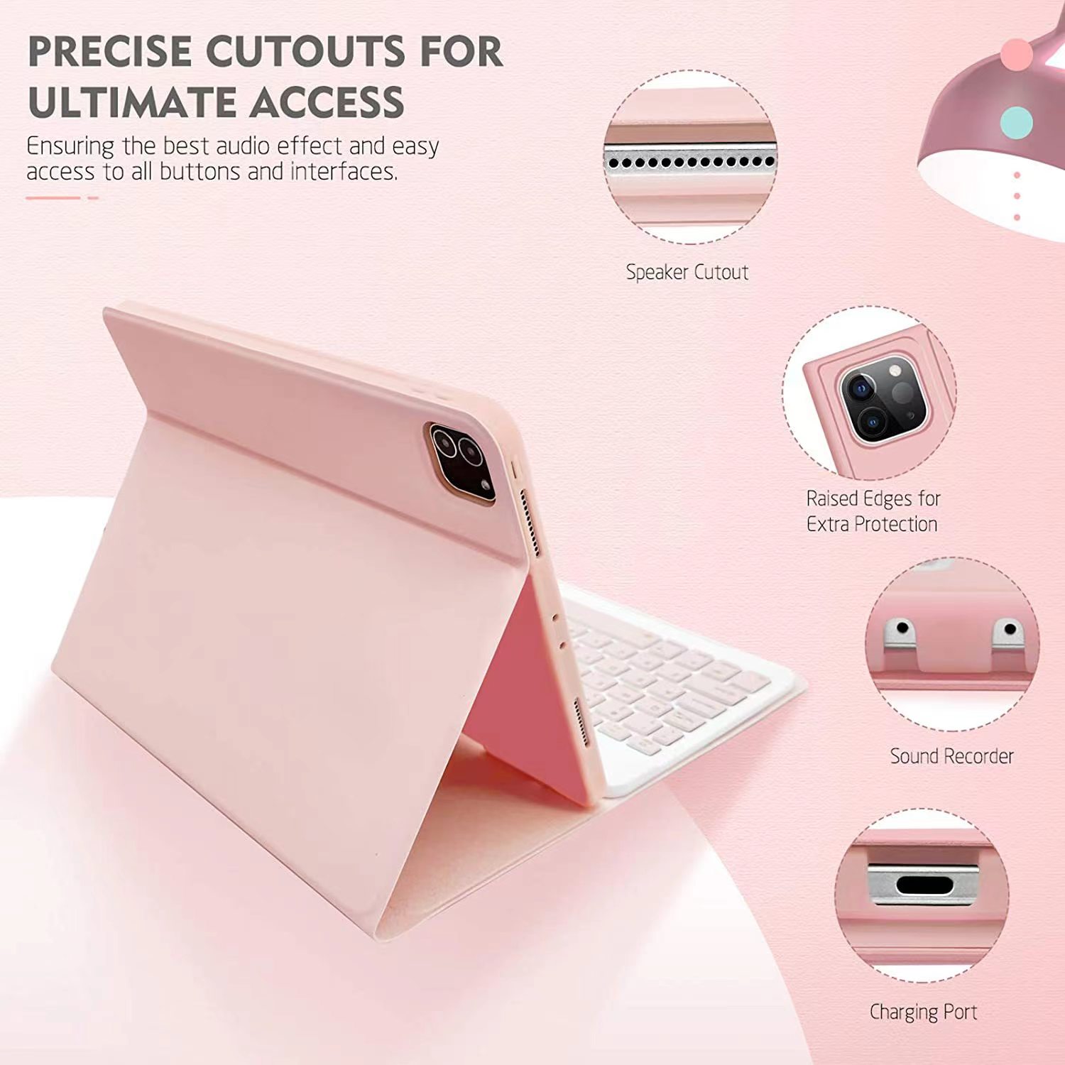 Case for Samsung Galaxy Tab A8 - مراجعة Samsung Tablet Keyboard Accessories وسعره
