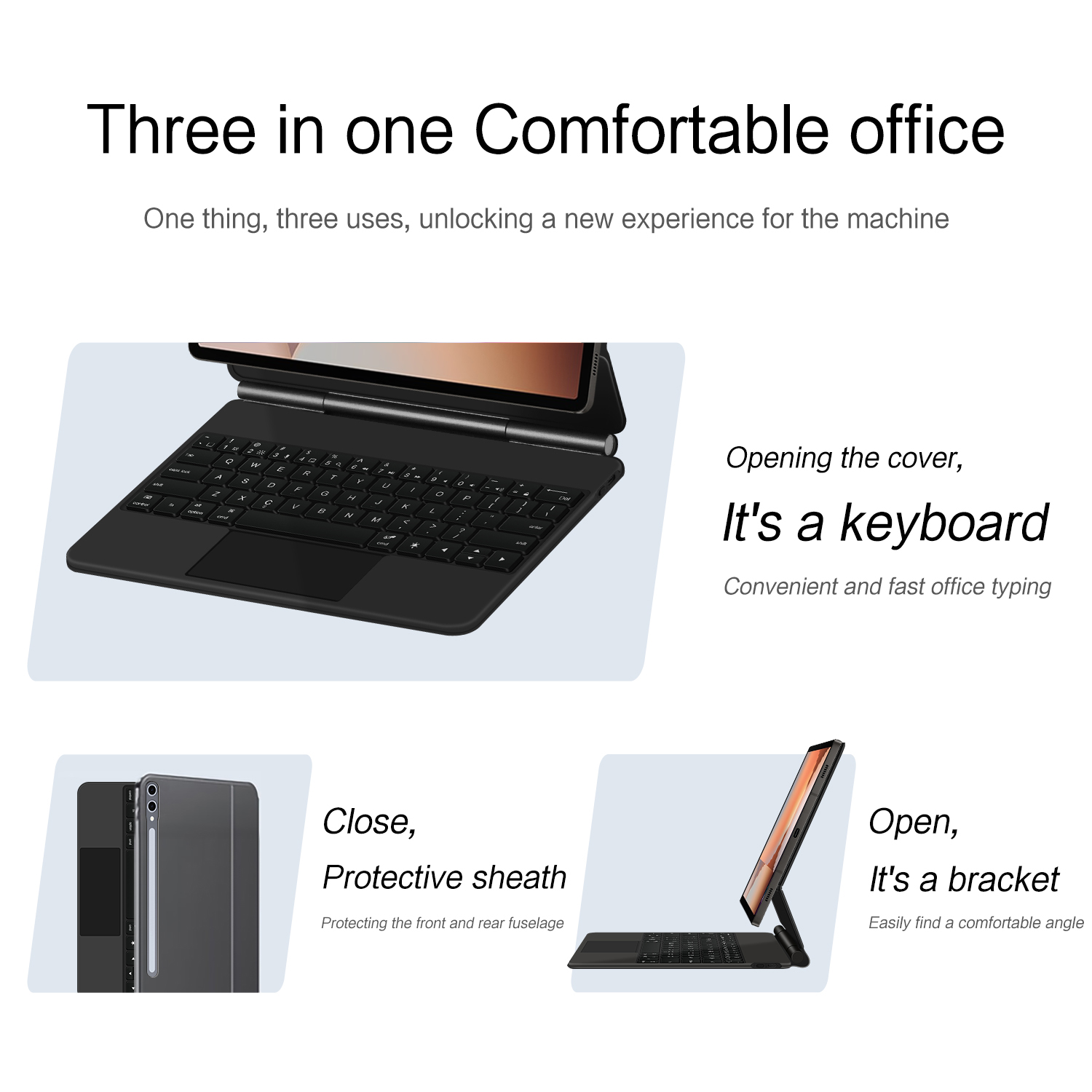Magic Keyboard Folio For Samsu - مراجعة Samsung Tablet Keyboard Accessories وسعره